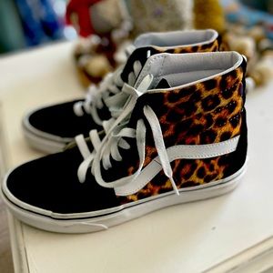 Cheetah print vans